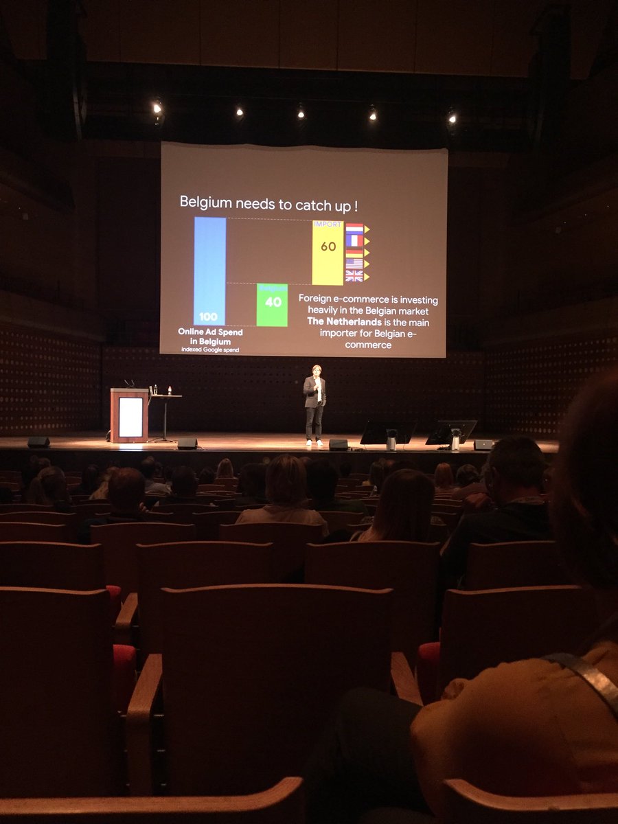 LienDesmet's tweet image. Lots of #online export in #Belgium...🤔 
#GoogleTalk #business #opportunity #OMconference