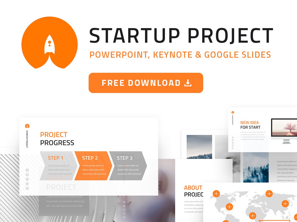 👨‍💻 [FREE] Professional Startup Project Template for PowerPoint, Keynote and Google Slides - 27 Unique slides, 16x9HD, full/ no animation. Download Now! 🔗PowerPoint: bit.ly/2yAsQOE 🔗Keynote: bit.ly/2OXuww2 🔗Google Slides: bit.ly/2OY4sAV