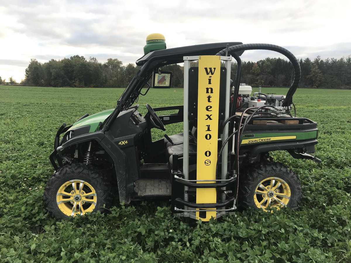 Beautiful weekend to get some fields sampled before applying fall fertilizer #knowyourfield