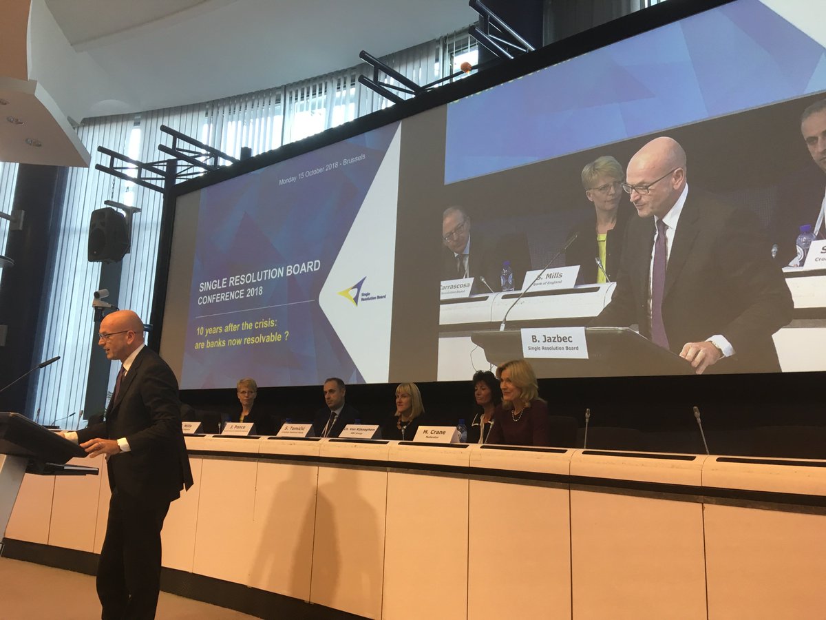 EU_SRB's tweet photo. We also work to ensure that we end the practice of taxpayers being first in line to bail out failing banks. #SRBResolution2018 https://t.co/b3yYzxjvyu