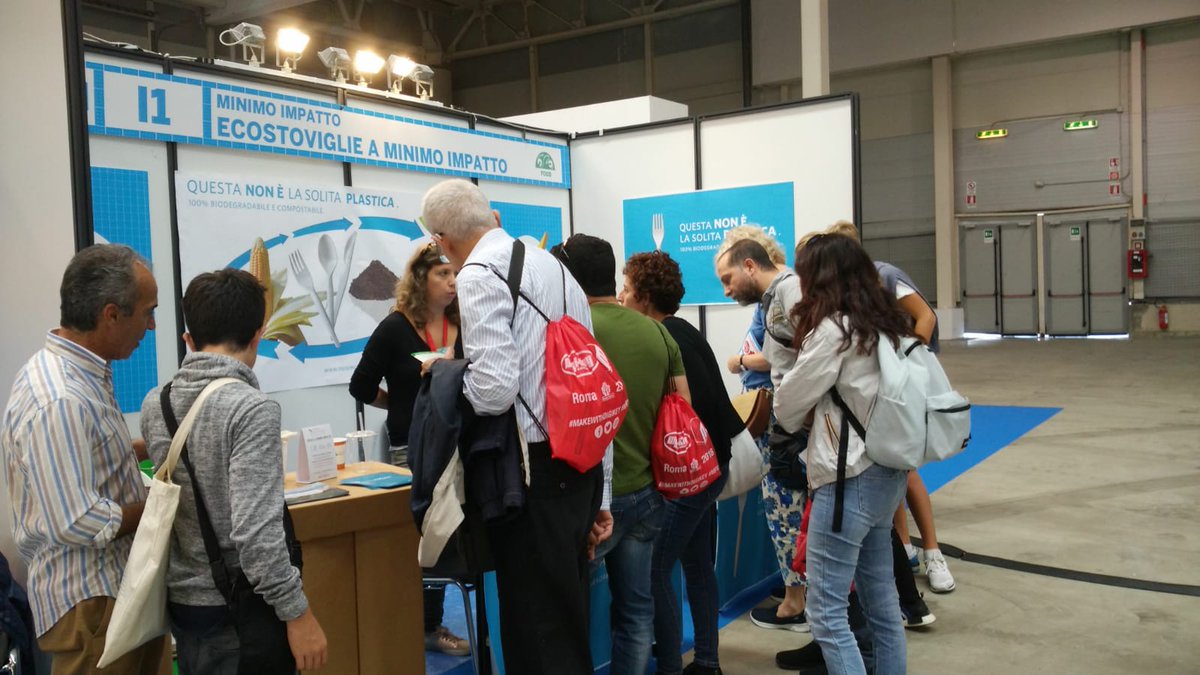 minimoimpatto's tweet photo. Siamo molto orgogliosi di aver ricevuto il #makerofMerit al @makerfaire di Roma per l'alta affluenza al nostro stand e per il vostro entusiasmo per le @ecostoviglie ! Grazie a tutti! https://t.co/zUsPjDoNNd