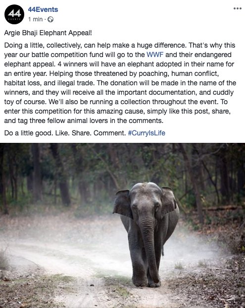 Bravo. 
<a href="/wwf/">WWF</a> 
<a href="/wylambrewery/">Wylam Brewery</a> 
#ArgieBhaji