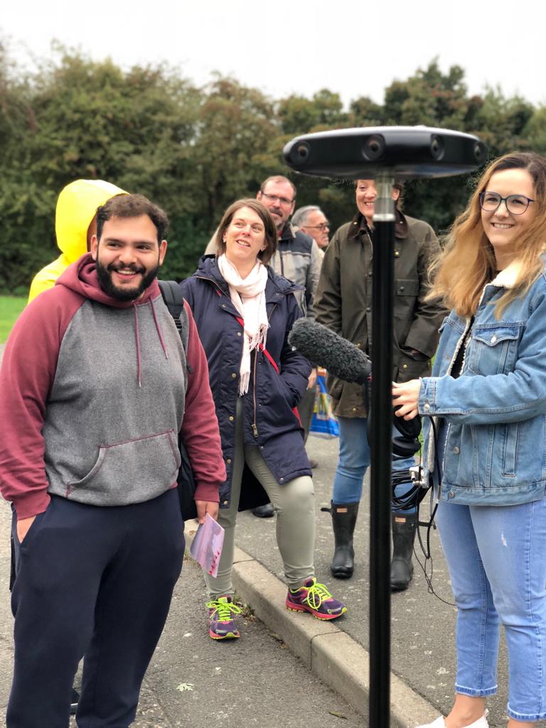Hobs3D's tweet photo. #Actioninthemaking at our Claridge Way #360Film Workshop with
@ThamesmeadLDN residents and @Hobs3D @JanKatteinArch. Watch out for the final #360film. Find out more about Claridge Way #Codesign project and upcoming #VRworkshops here https://t.co/U5fKu7JXj4 #community #codesign https://t.co/ufFJjl6LMD