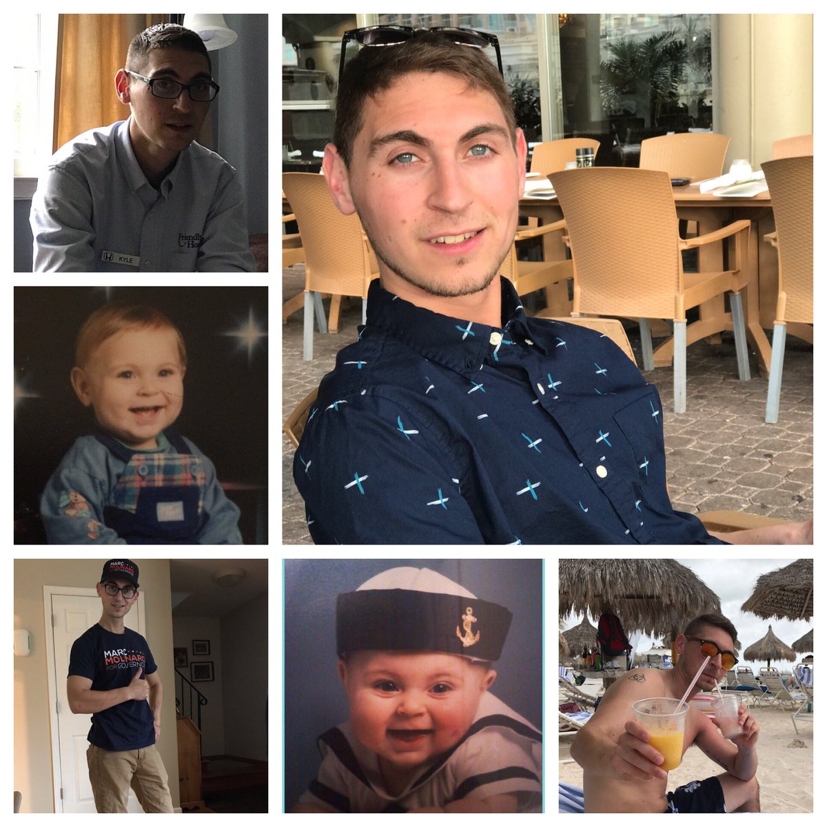 dsullivan921's tweet photo. My baby is 25 today! Where did the time go? #imnotoldthough #happybirthdaykyle https://t.co/XBmRloFfq8
