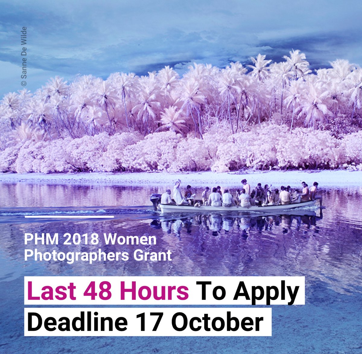 ONLY 48 HOURS LEFT TO APPLY!! phmuseum.com/grant Thank you for any support in sharing the call and reaching out to photographers. Deadline 17 Oct (11:59pm GMT) 
-
<a href="/WorldPressPhoto/">World Press Photo</a> <a href="/vogue_italia/">Vogue Italia</a> <a href="/YET_magazine/">YET magazine</a> <a href="/FotoFeminas/">Foto-Feminas</a> <a href="/Fiona_Rogers/">Fiona Rogers</a> <a href="/VeronicaSanchis/">Veronica Sanchis Asurmendi</a> <a href="/Girlgaze/">girlgaze</a> <a href="/verzascafoto/">Verzasca FOTO</a>
