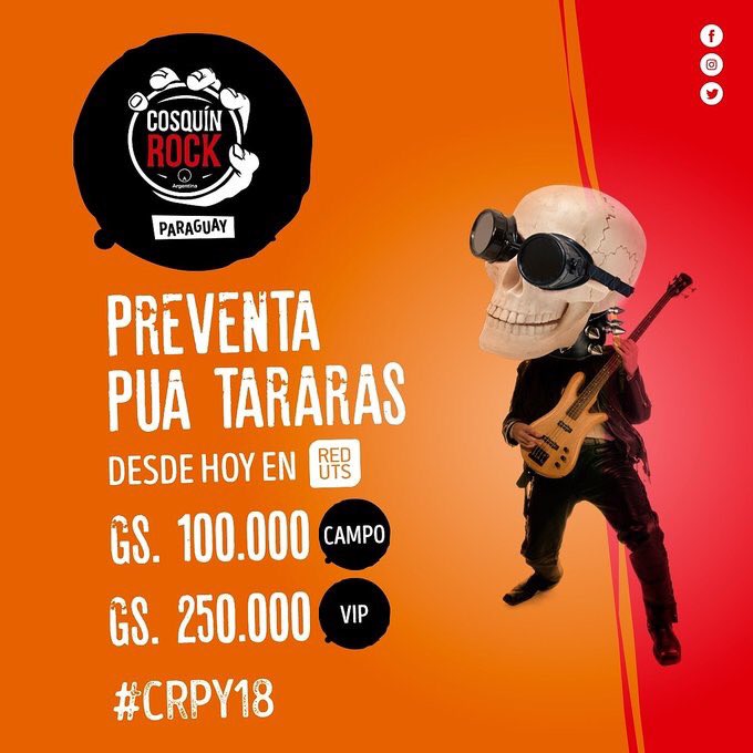 PlayRockPy's tweet photo. El Cosquín Rock desembarca en Paraguay y se libera una preventa con CUPOS LIMITADOS
¡Apurate y conseguí tus tickets! 🎟🏃🏻‍♂️ https://t.co/BpncLCMuQw