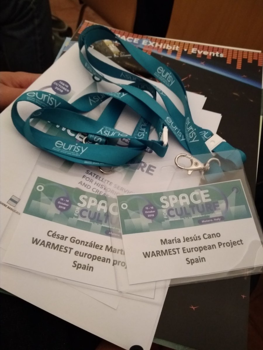WarmestEu's tweet photo. Learning about the latest trends in heritage monitoring for conservation in #Space4Culture #Matera #EuropeForCulture #WARMESTEU https://t.co/4DDlvF7Lhu