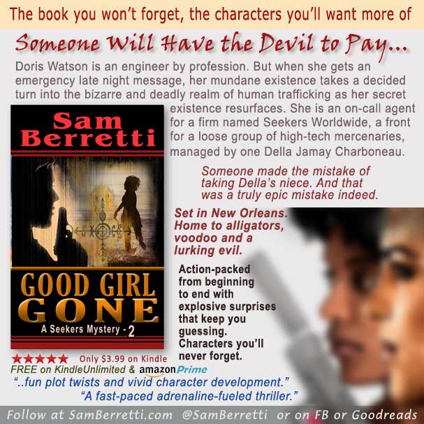 SamBerretti's tweet photo. #MondayMorning #MondayMotivaton :: Time for a new #thriller - wow! Never, never, never take the niece of an assassin!
A steamroller of a book.
A top-rated, explosive #mystery & hot! #BookadayUK #Romance #Suspense #Fiction
More >>https://t.co/lVjKpKLMVX https://t.co/EOye50wOvG