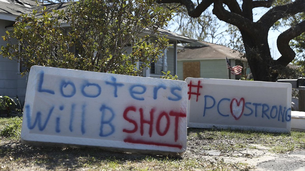 Man caught looting just days after #HurricaneMichael shot and killed. bit.ly/2PyeBBh?utm_so… https://t.co/6VhyCAH52a
