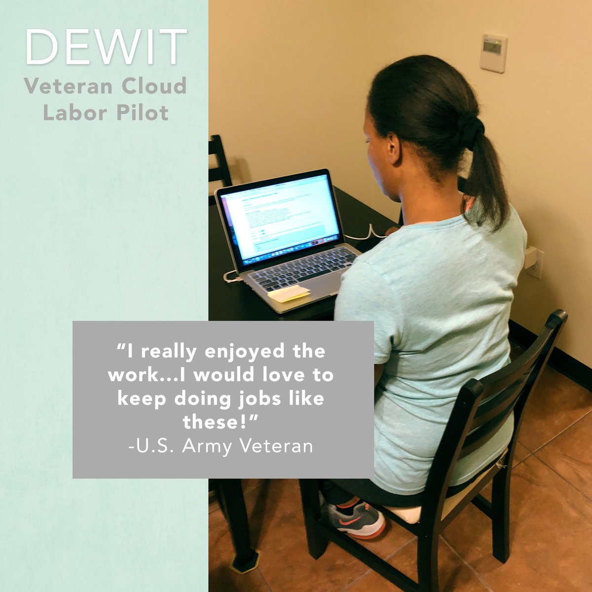 ICYMI: We're partnering with <a href="/Alegion/">Alegion</a> to create #cloudlabor jobs for disabled #veterans in need of work. mailchi.mp/c5631def01df/d…