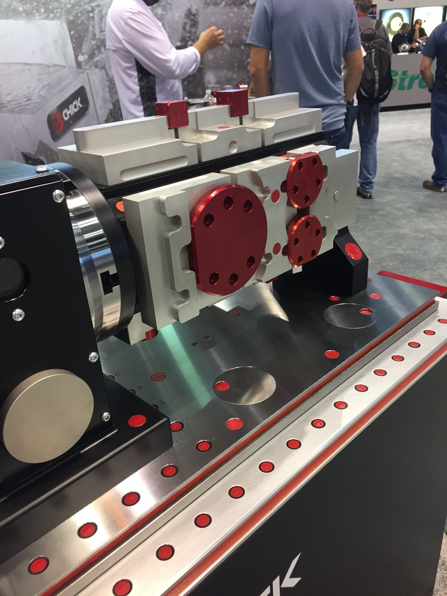 ChickSolutions's tweet photo. One tool change takes about 6-8 seconds. Luckily, with our #IndexerSubsystem, working on multiple parts and having access to 3 sides of each of them means tools are used longer – and changed less often. https://t.co/VULwlqwhYB https://t.co/8kC7YmLEfi