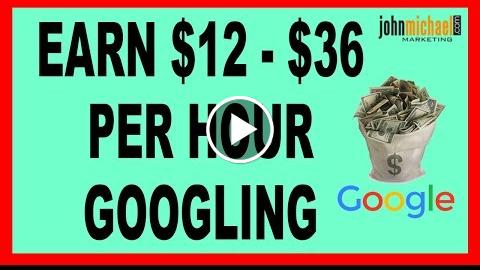 How To MAKE $12 – $36 PER HOUR GOOGLING  #workfromhome mikerhomebusiness.com/how-to-make-12…