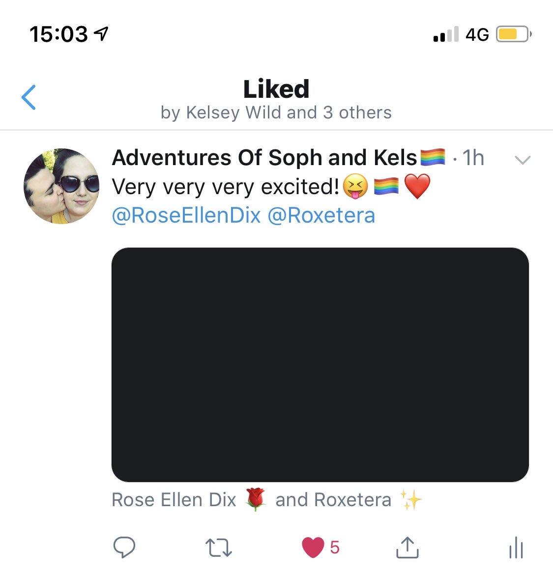 Adventures Of Soph and Kels๐ณ๏ธโ๐ (@soph_and_kels) on Twitter photo WHAT!๐ณ
Rose and Rosie just liked my tweet! ๐
Ahhhhh! Thank you so much! Day = MADE!๐๐๐โค๏ธ๐ณ๏ธโ๐
<a href="/RoseEllenDix/">Rose Ellen Dix ๐น</a> <a href="/Roxetera/">Roxetera โจ</a> WHAT!๐ณ
Rose and Rosie just liked my tweet! ๐
Ahhhhh! Thank you so much! Day = MADE!๐๐๐โค๏ธ๐ณ๏ธโ๐
<a href="/RoseEllenDix/">Rose Ellen Dix ๐น</a> <a href="/Roxetera/">Roxetera โจ</a>