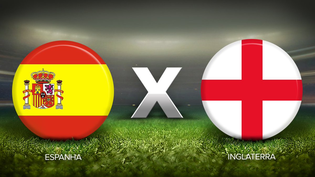 Bandeira da inglaterra vs espanha