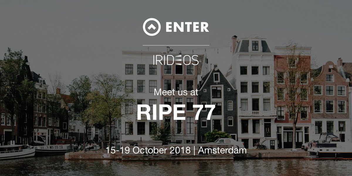 #RIPE77 is underway. <a href="/enterteam/">Enter / ISP</a> is ready to join the #telco community in #Amsterdam and meet network operators from around the world. ripe77.ripe.net