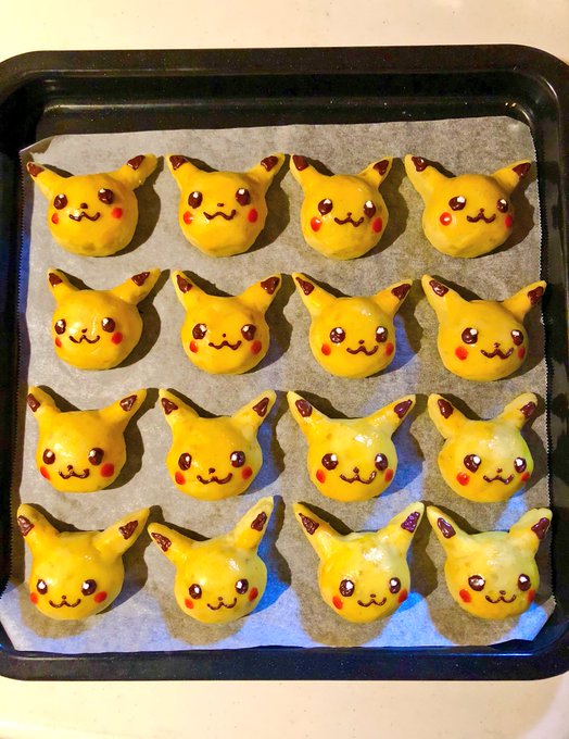 可愛すぎて食べられない 芋とチョコペンで作る ピカチュウのスイートポテト えのげ
