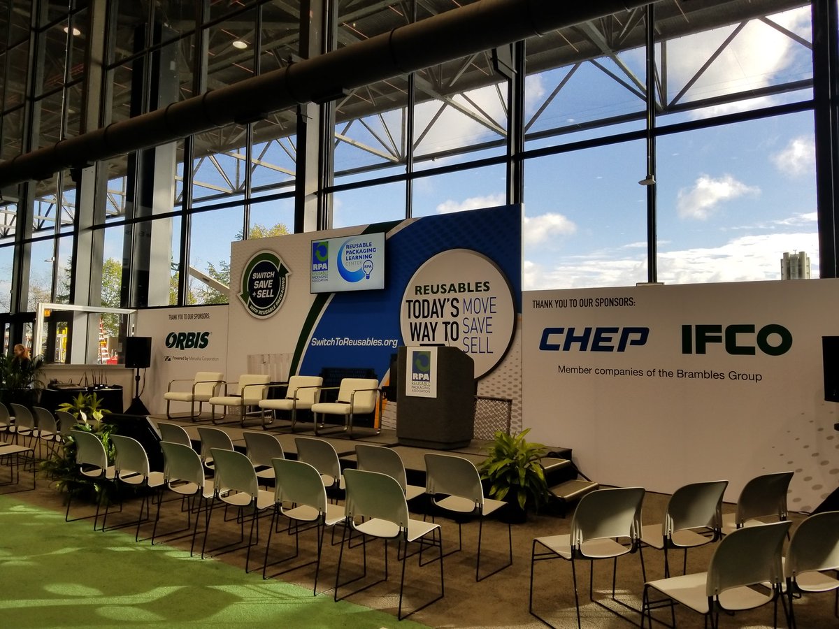 RPAreusables's tweet image. The stage is set! Join us at the Reusables Learning Center @packexposhow Lakeside #E-6866 to learn why reuse is today&apos;s way for transport packaging @RPAreusables #SwitchToReusables