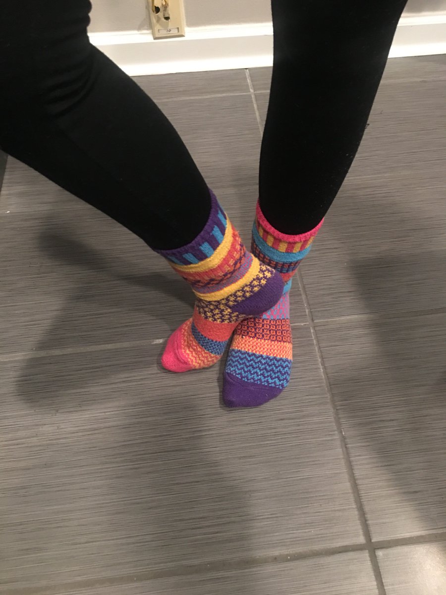 WolverinePure's tweet photo. We at Wolverine are holding a Spirit Week for the U of M v. MSU game this weekend! Today is Crazy Sock Day! Did you know that with quality treated water, your colors and whites stay vibrant and clean? https://t.co/9XS8kw6NLd