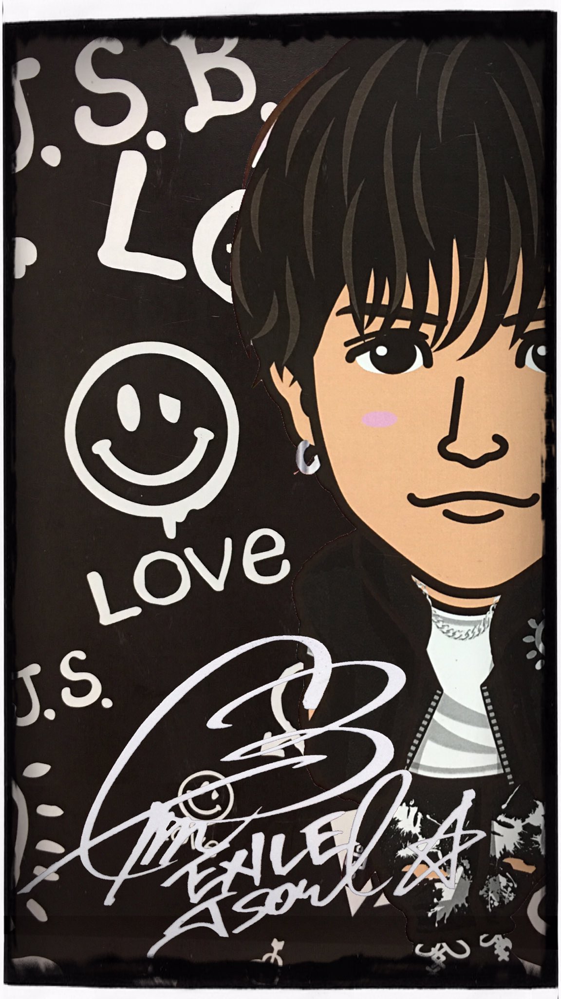 三代目 岩田剛典 J.S.B. LOVE 黒ラブ 背景ありクリアチャーム 2024/9/4(水)Release!! 岩田剛典 LIVE Blu-ray＆DVD『Takanori