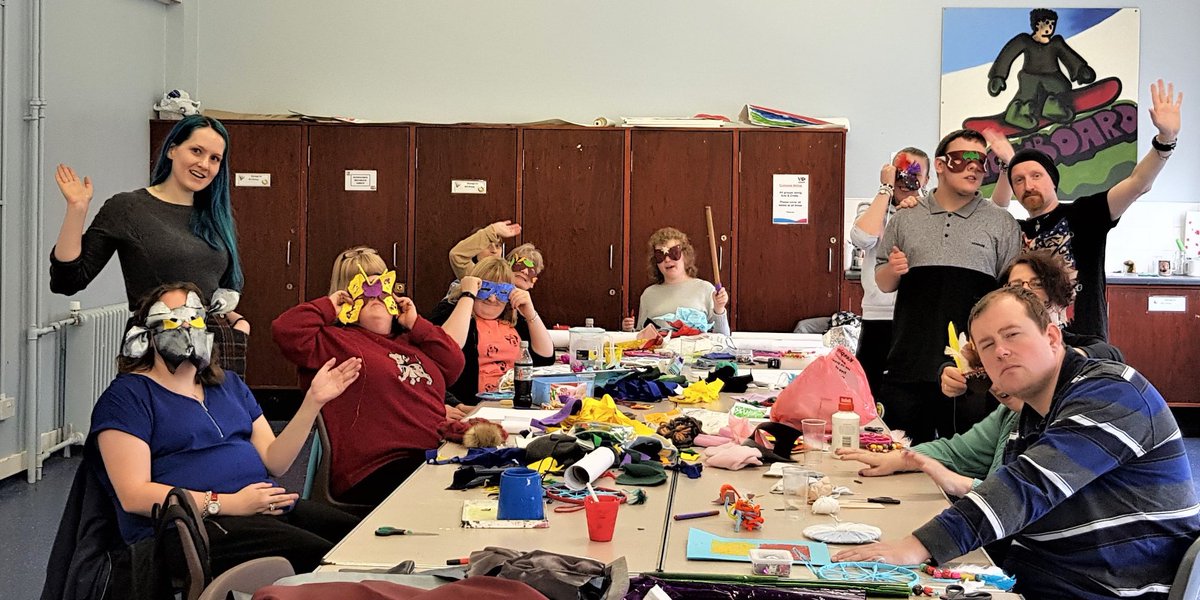WDCCreative's tweet photo. Would you or someone you know like to discover heir creative potential &amp; have a giggle at the same time? Our More Than Paint class is a group for adults with learning disabilities and meets every Thursday morning in Dalmuir. Email us arts.development@west-dunbarton.gov.uk https://t.co/1cT7hEpMnc
