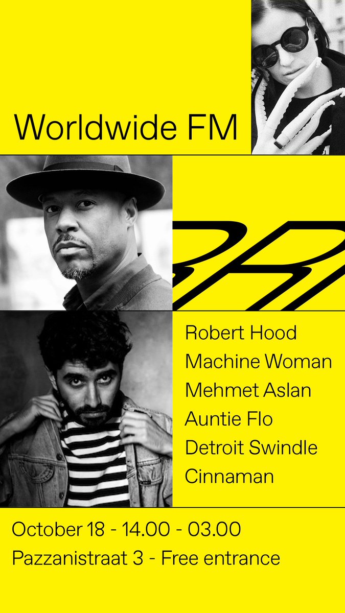 radio radio (@radioradioams) on Twitter photo On <a href="/ADE_NL/">AmsterdamDanceEvent</a>'s Thursday <a href="/worldwidefm/">Worldwide FM</a> streams an absolute all-star line-up: Robert Hood, <a href="/mmachinewwoman/">MACHINE WOMAN</a>, Mehmet Aslan, <a href="/Auntie_Flo/">Brian d’Souza/Auntie Flo</a>, <a href="/DetroitSwindle/">Detroit Swindle</a> & <a href="/cinnaman/">cinna</a> facebook.com/events/1803613… On <a href="/ADE_NL/">AmsterdamDanceEvent</a>'s Thursday <a href="/worldwidefm/">Worldwide FM</a> streams an absolute all-star line-up: Robert Hood, <a href="/mmachinewwoman/">MACHINE WOMAN</a>, Mehmet Aslan, <a href="/Auntie_Flo/">Brian d’Souza/Auntie Flo</a>, <a href="/DetroitSwindle/">Detroit Swindle</a> & <a href="/cinnaman/">cinna</a> facebook.com/events/1803613…