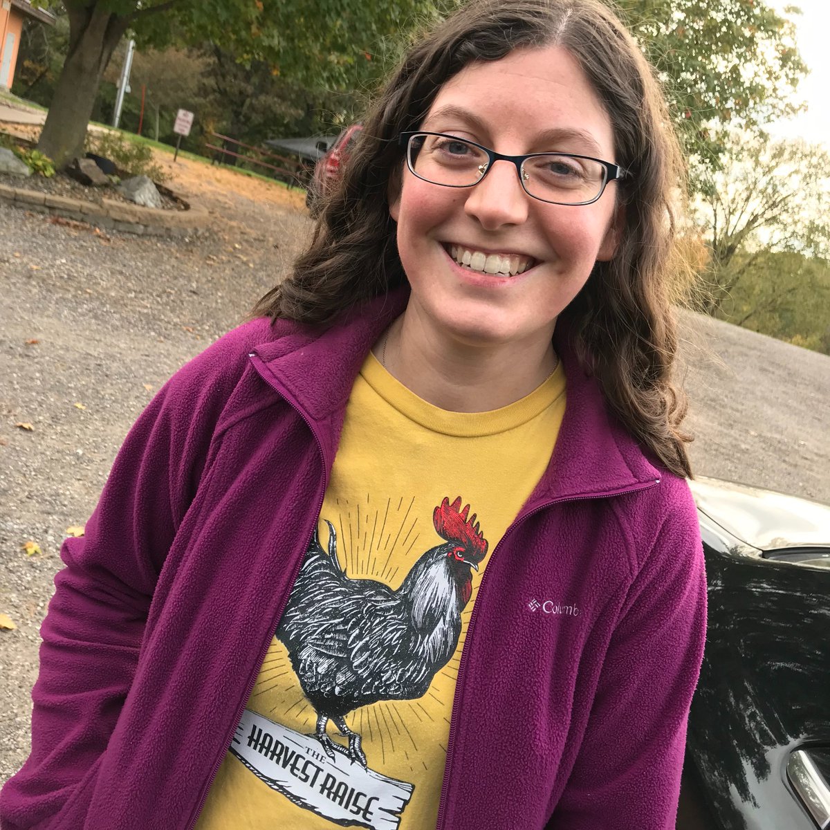 katieschuermann's tweet photo. The sight of the rooster doesn't even begin to compare with the joy of seeing the sweet pastor's wife behind it. #WeartheRooster #TheHarvestRaise #AnthemsofZion #IowaDistrictEast https://t.co/XzJ3Ski6r0