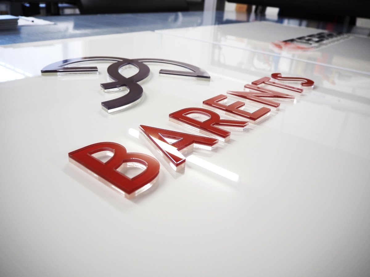 uksignshop's tweet photo. A commercial sign made using layers of acrylic to create a 3D effect 🔧 #businesssign #commercialsign https://t.co/98nFirARhe