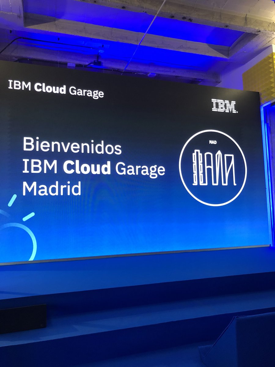 sltrunzo's tweet image. Bienvenidos! #ibmcloud #ibmcloudgarage #Madrid