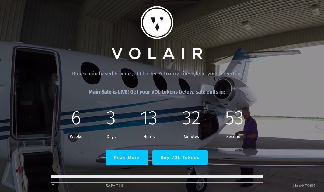 VolAir_io's tweet photo. We still have six weeks left for our #ICO!
Check out our website for more details!
--->> https://t.co/TXXNvsVAhB
#VolAirICO #Crypto #Trader #investors #blockchain #TokenSale #VolAir $VOL $BTC $ETH https://t.co/jHTpe3v1Is