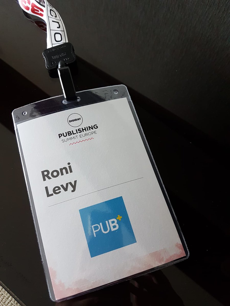 Go_PubPlus's tweet image. Attending @Digiday's Publishing Summit Europe? Look out for our superstar Director of Business of Development, Roni.

She'd really like to tell you about the relationship between content, audience and revenue.