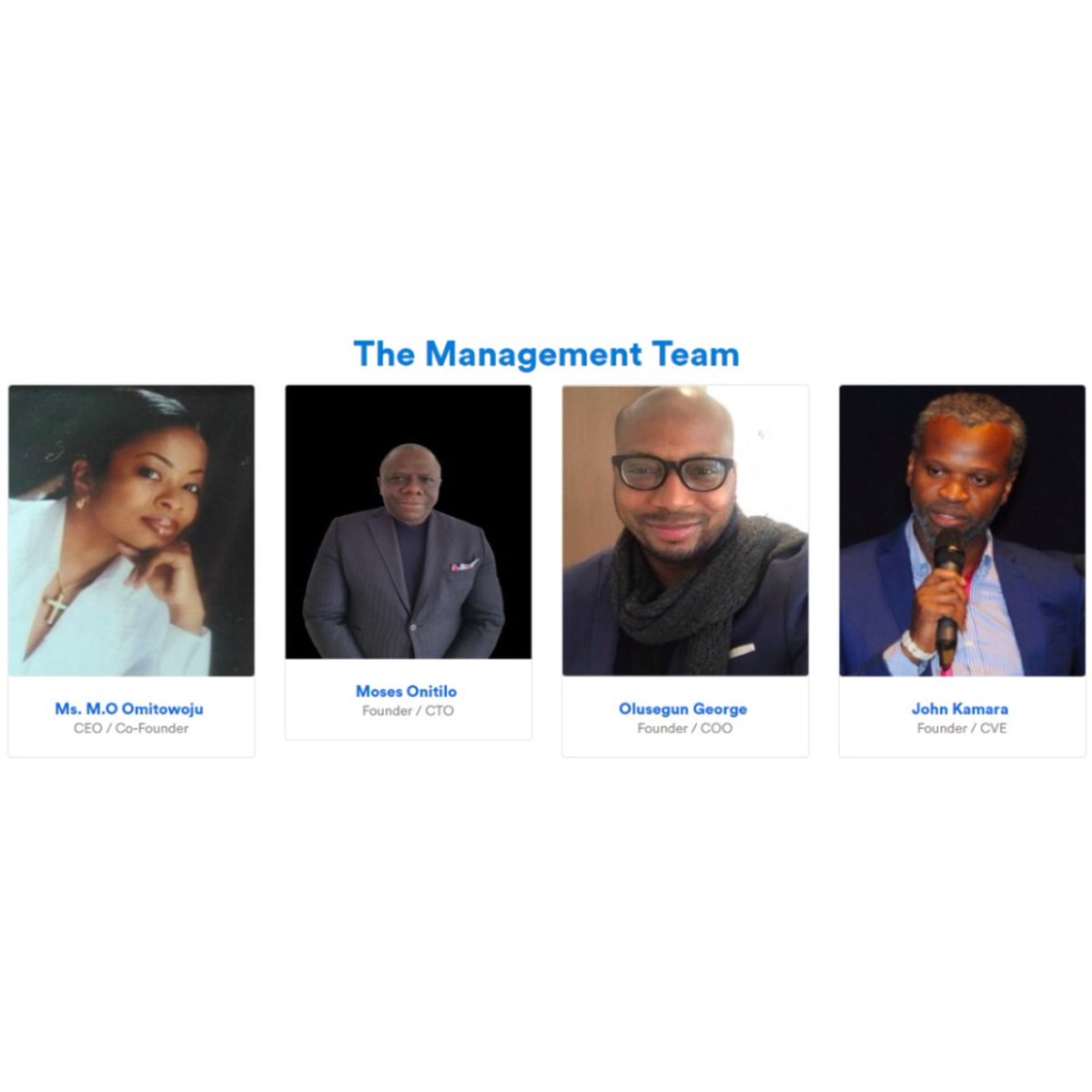 JamborowLTD's tweet image. Allow us to introduce the prestigious management team of Jamborow. You are guaranteed to always be in good hands
.
Checkout our website jamborow.com for more information #Jamborow #Financial #fintech #MondayMotivation