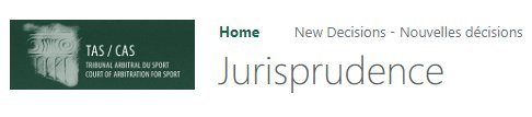 More than 200 awards, many not previously published and going as far back as 2006, have been added to the archives section of the CAS website jurisprudence.tas-cas.org/Shared%20Docum… #sportsarbitra #sportsarbitration #sportslaw