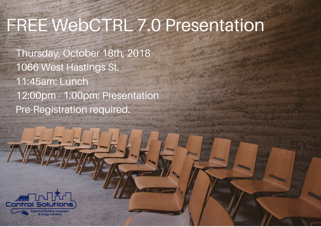 csl_ltd's tweet photo. Last Chance to Register: WebCTRL 7.0 Seminar on Oct 18th! Email service@controlsolutions.ca. #ALC #WebCTRL #HVAC #Mechanical #yvr - https://t.co/ynVWMZSPRU https://t.co/WK1Ba4u87k