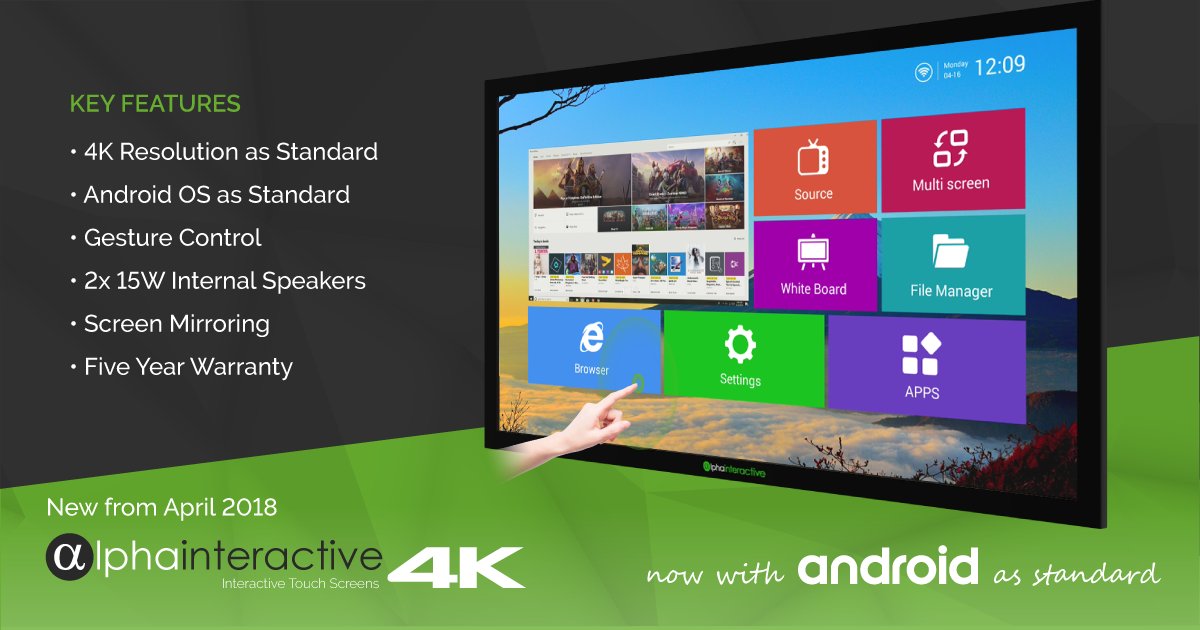 ADN_PLC's tweet image. Have you recently bought an #AlphaInteractive touch screen? You can find some helpful guides and videos on our support page. adnplc.com/adn-support/ #Education #Edtech