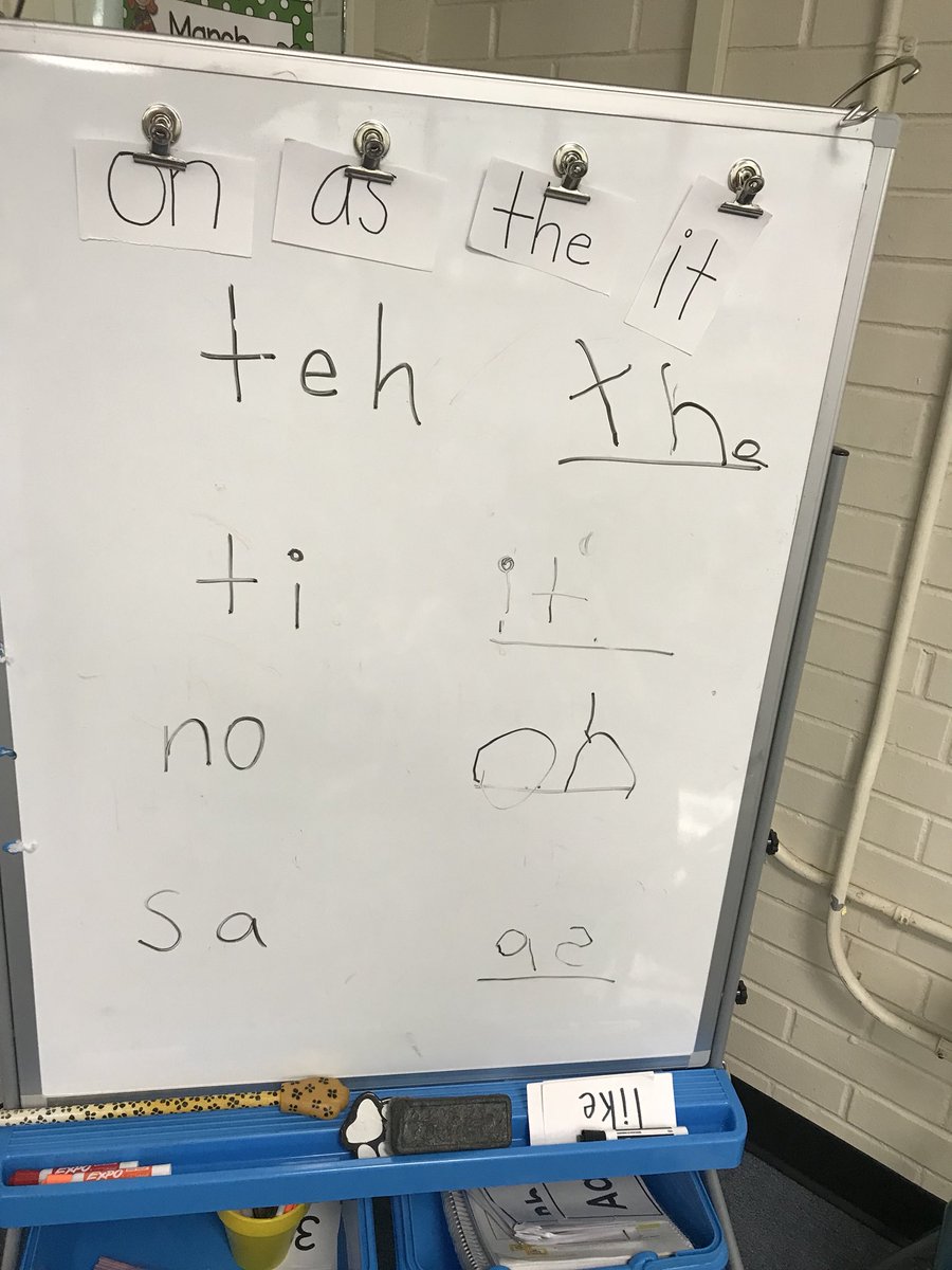 Swalkitout's tweet photo. Unscrambling our sight words! https://t.co/y0JvBsx0Wz
