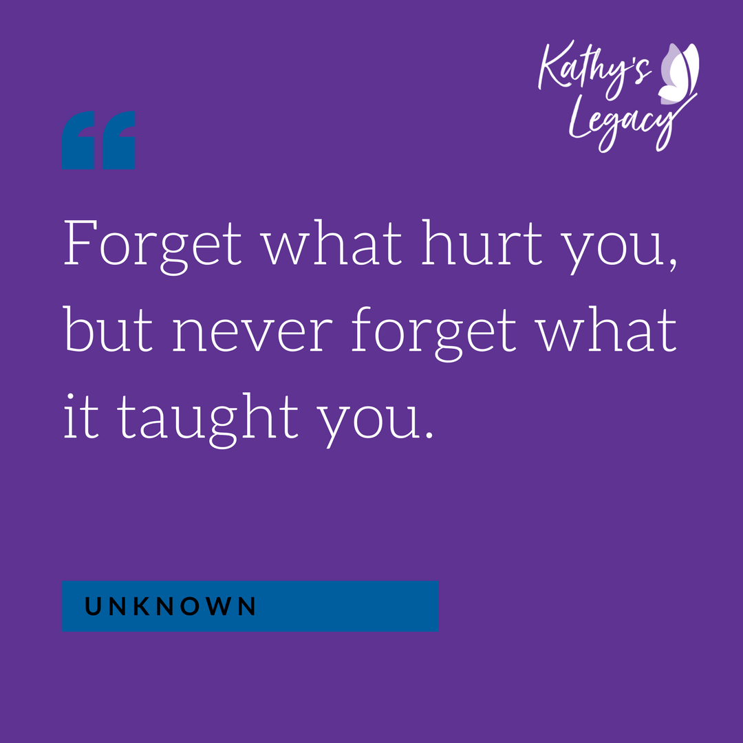 kathyslegacy's tweet photo. #MotivationalMonday Forget what hurt you, but never forget what it taught you. - Unknown
#KathysLegacyFoundation #BeAVoice #ReviveHope #DomesticViolence #RaiseAwareness #Survivor https://t.co/SXoEisY7xy