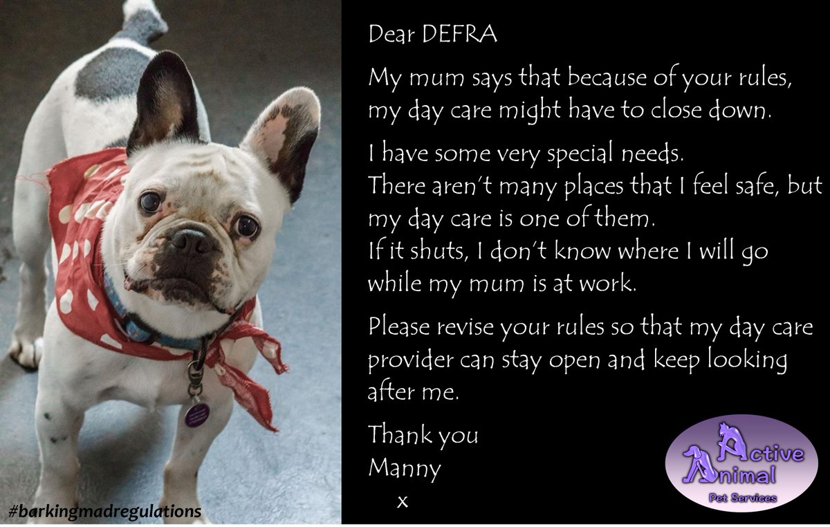 4ctive4nimal's tweet photo. @DefraGovUK @michaelgove @rickygervais @SimonCowell  @wealdendistrict @Nus_Ghani @marcthevet 
#barkingmadregulations 
https://t.co/MFnSrBsLbJ https://t.co/shH8FnvC8y