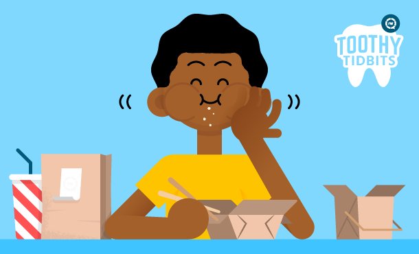 GenerationDent's tweet photo. Chew equally from both sides of your mouth to prevent jaw joint problems! #ToothyTidbits https://t.co/gAIWiRBEK6
