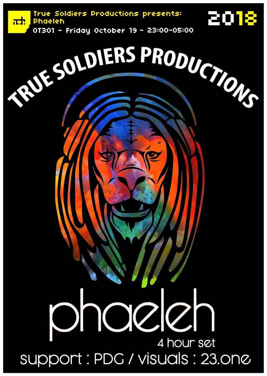 This Friday #TSPxADE <a href="/ADE_NL/">AmsterdamDanceEvent</a> showcase with special guest <a href="/Phaeleh/">Phaeleh</a> running a 4hrset at <a href="/OT301/">OT301 Amsterdam</a>