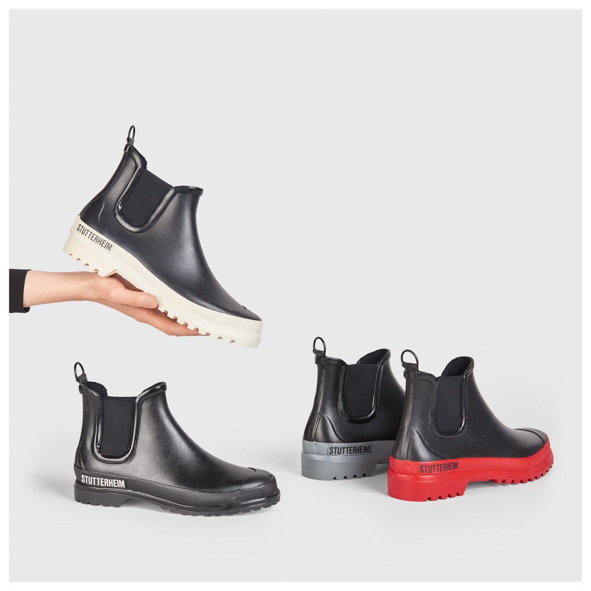 The wait is over - the highly anticipated Chelsea Rainwalkers are back in stock. Order now, before they run out again... Visit http://stutterheim.com/shop/lp/shoes and get your hands (or rather feet) on a pair. #stutterheim #novesta #swedishmelancholy