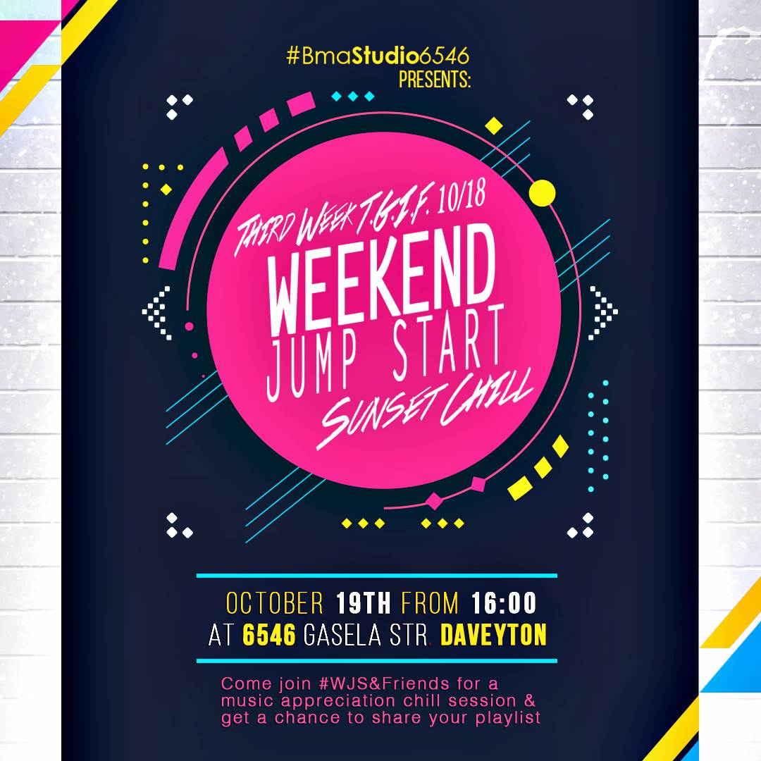 FridayWJS's tweet photo. #WJS #WeekendJumpStart #Studio6546WJS #studio6546sessions https://t.co/1yLN0Pzk0W