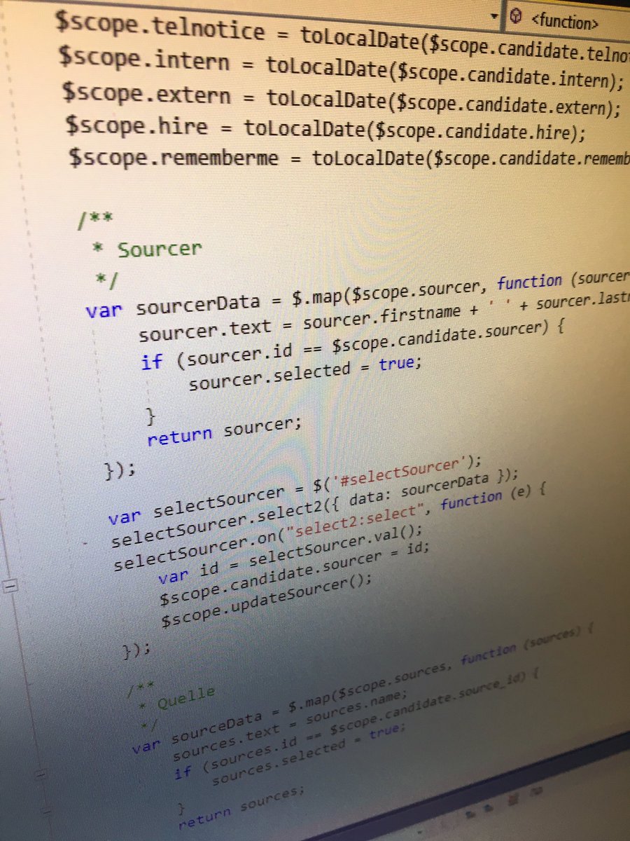 vJechsmayr's tweet photo. Business Trip(#sosueu) last week in #Amsterdam was awesome. Today: back to coding-business. Finally I fixed the #bugs in the code for preselecting the Dropdowns. So this was #R1D52 of #100DaysOfCode #yesican #coding #sourcing #sourcingtool #angular #nodejs https://t.co/iLdb8n69jA