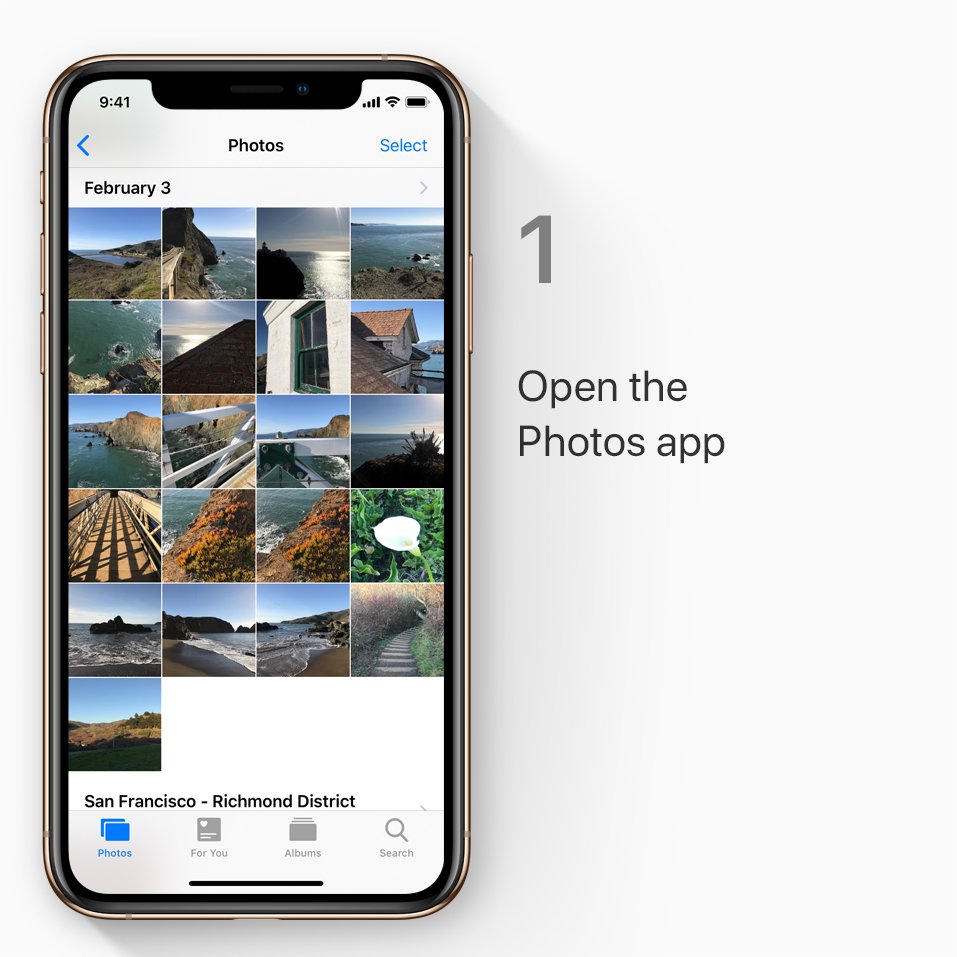 Step 1: Open the Photos app