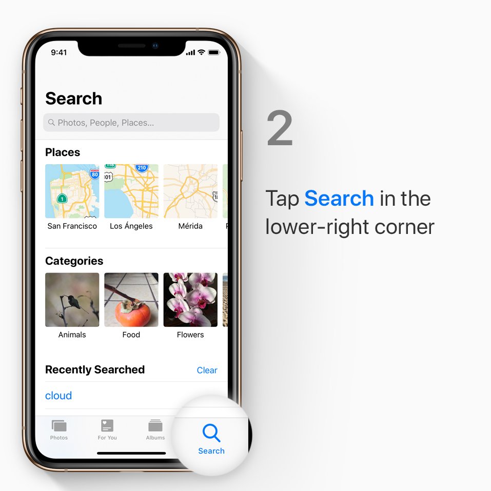 Step 2: Tap Search in the lower-right corner