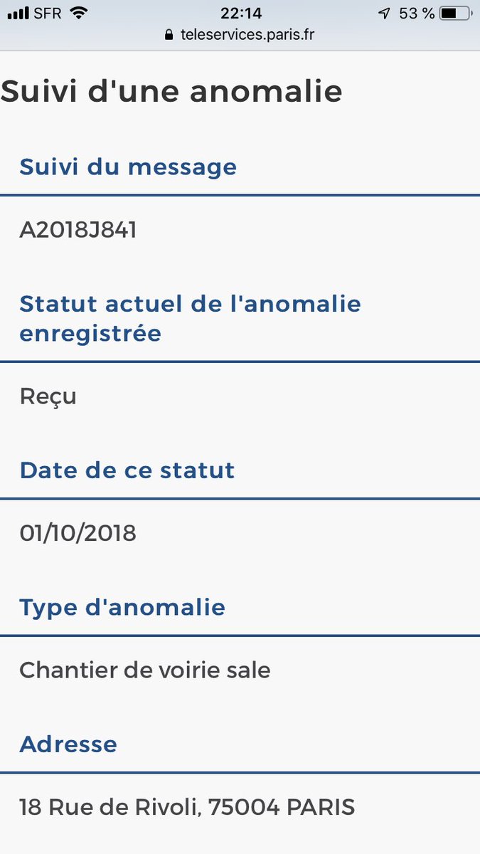 ⁦<a href="/Parisjecoute/">Paris j'écoute</a>⁩ ⁦<a href="/Mairiedu4e/">Mairie du 4e</a>⁩ Bonjour, est-ce normal que ma demande via l’app DansMaRue ne soit ni lue ni traitée après plus de 15 jours de signalement? Je vais finir par croire que mon député ⁦@PacomeRupin⁩ a raison et que l’espace public est hors de contrôle !