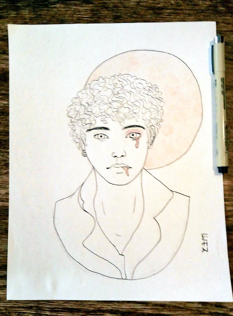 licitza's tweet photo. #inktober #Inktober2018 #ink #boy #weakness #weak #drawingwhileblack #drawtober2018 https://t.co/BmsfvHoYfT