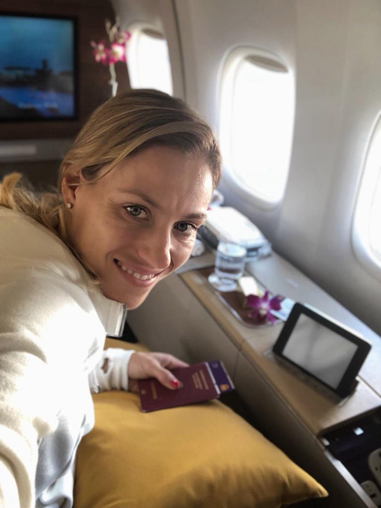 AngeliqueKerber's tweet photo. Already on my way to the #WTAFinals in Singapore πΈπ¬β¦ this year has been flying by π«π
#ThaiAirways #IflyThai #TeamAngie https://t.co/za4wTRG3Kj