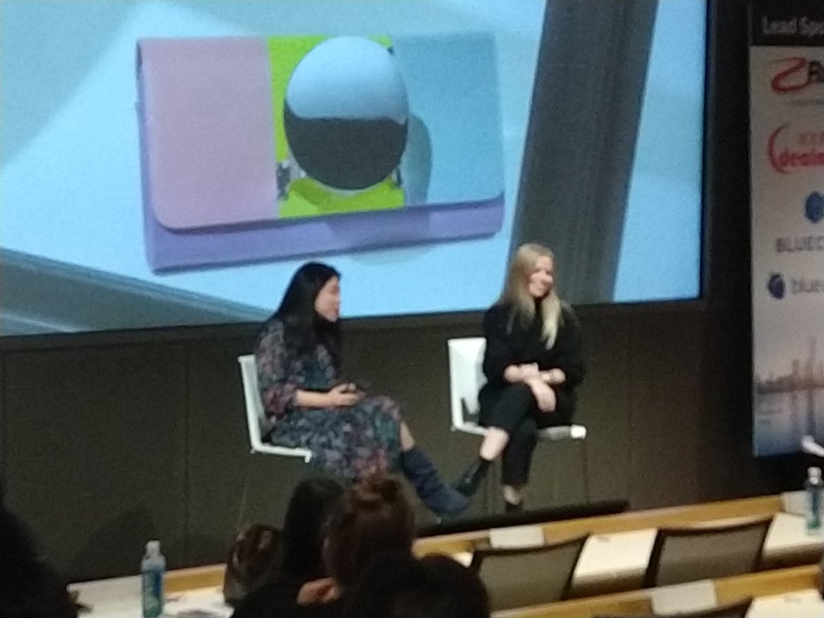 LuxInteractive's tweet photo. @OrchardMile CEO @jenniebaik and Olga Pancenko, #COO and VP of Marketing of PERRIN PARIS, share how the heritage and digitally native #luxury brands came to partner #LuxuryInteractive #Retail https://t.co/F5QfmS82N9