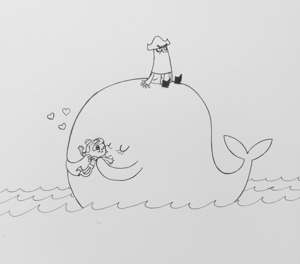 Inktober día 12 #whale fanart de flap jack💞
I hope you like it ✨🐋
#inktober #inktober2018 #inktoberday12 #illustration #fanart #flapjack #dibujotradicional #traditionalart #themarvelousmisadventuresofflapjack  #dibujando #captainknucles  #bubbie #sea #ocean #mywork #inking