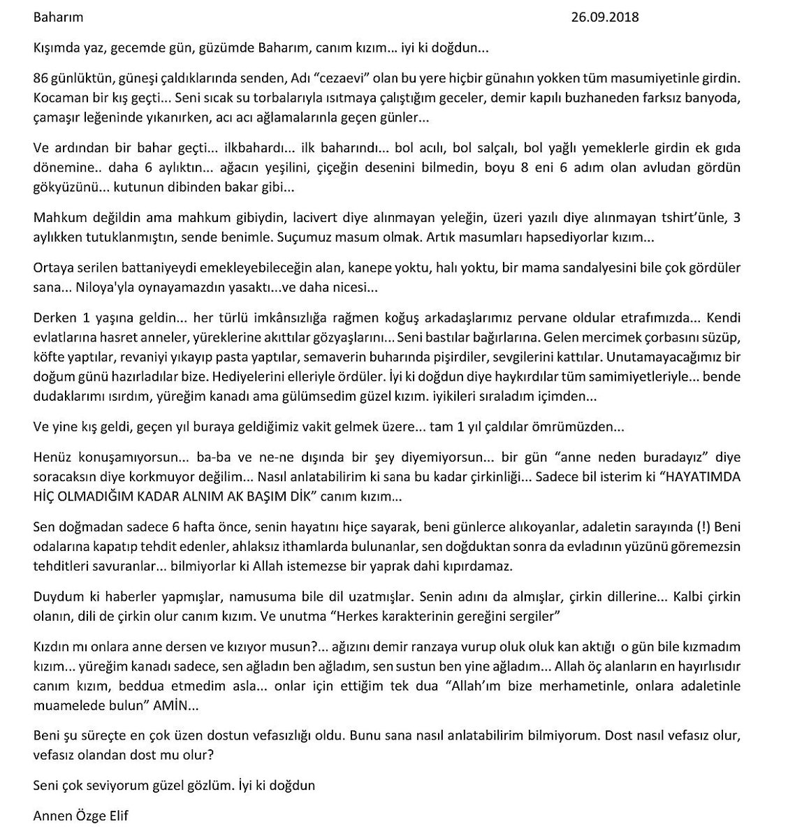 TutsakBebekler's tweet photo. Baharım 26.09.2018 
Kışımda yaz, gecemde gün, güzümde Baharım, canım kızım... iyi ki doğdun

Annen Özge Elif https://t.co/pc76owAKlq